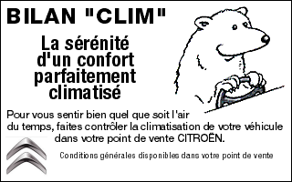 Bilan climatisation