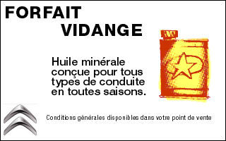 Forfait Vidange